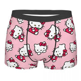 Hello Kitty Pattern Men’s Boxer Shorts