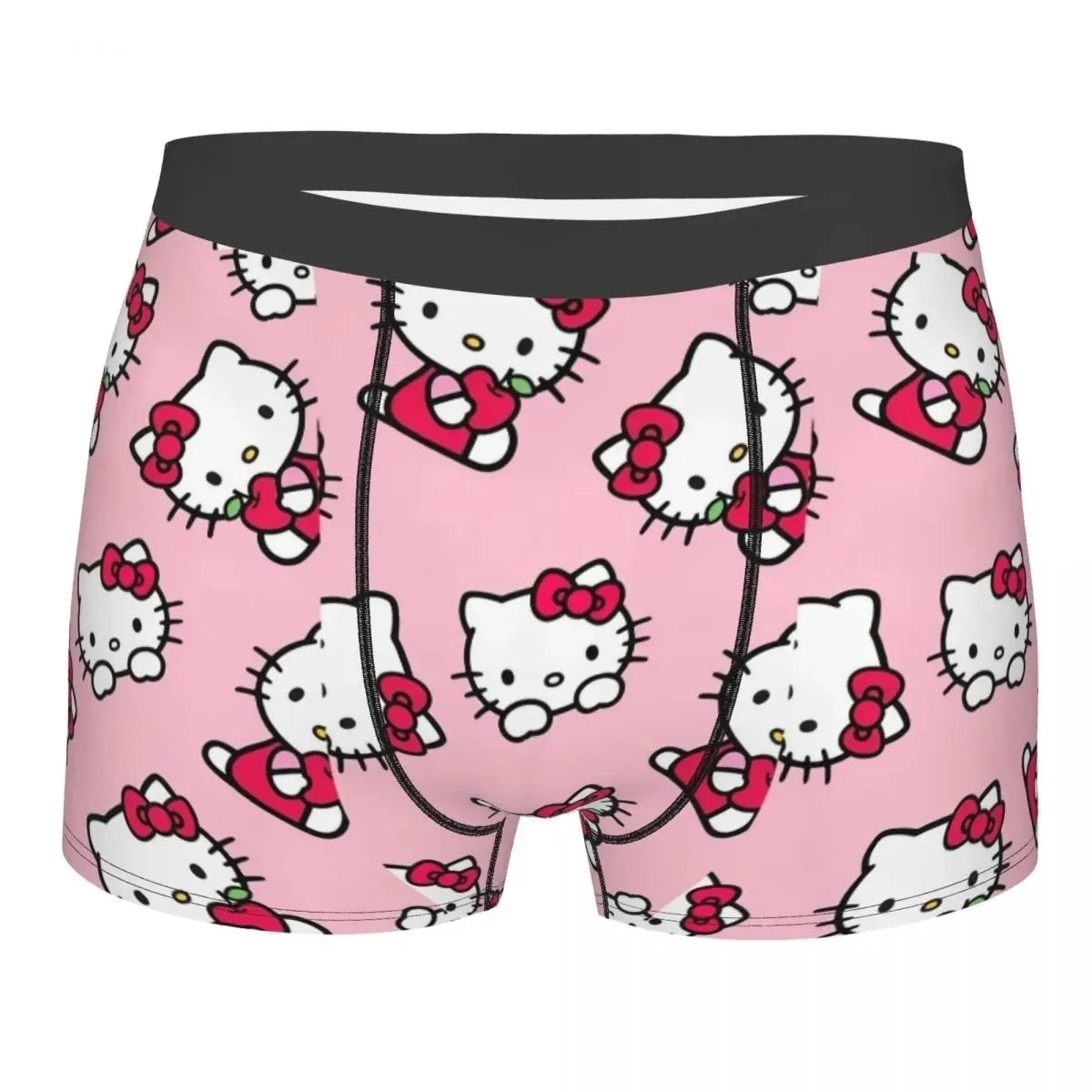 Hello Kitty Pattern Men’s Boxer Shorts