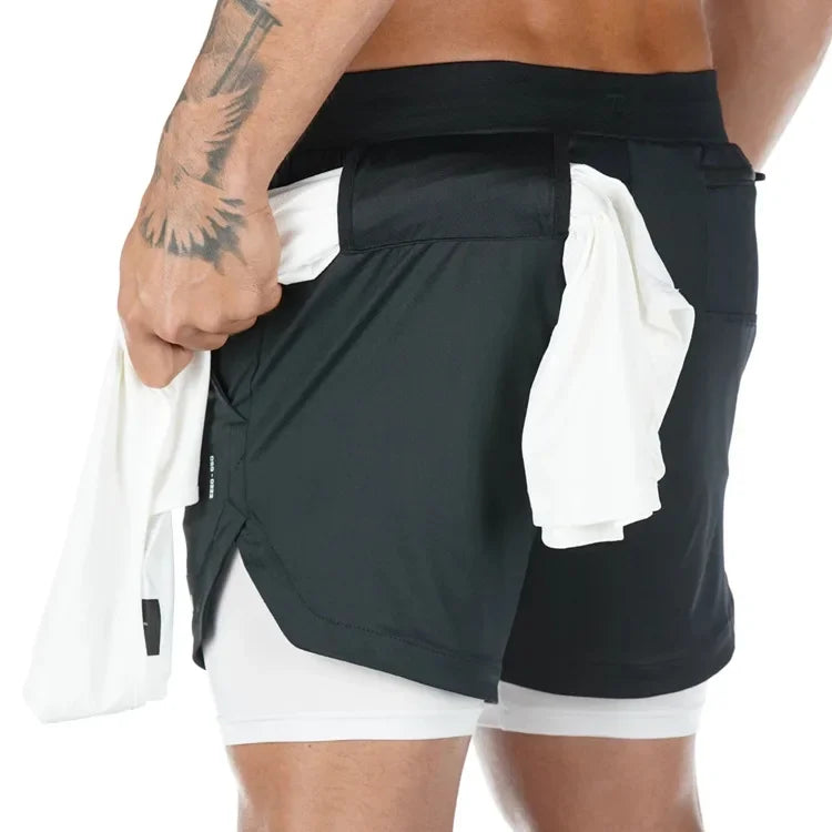 Men’s 2-in-1 Camo Performance Shorts