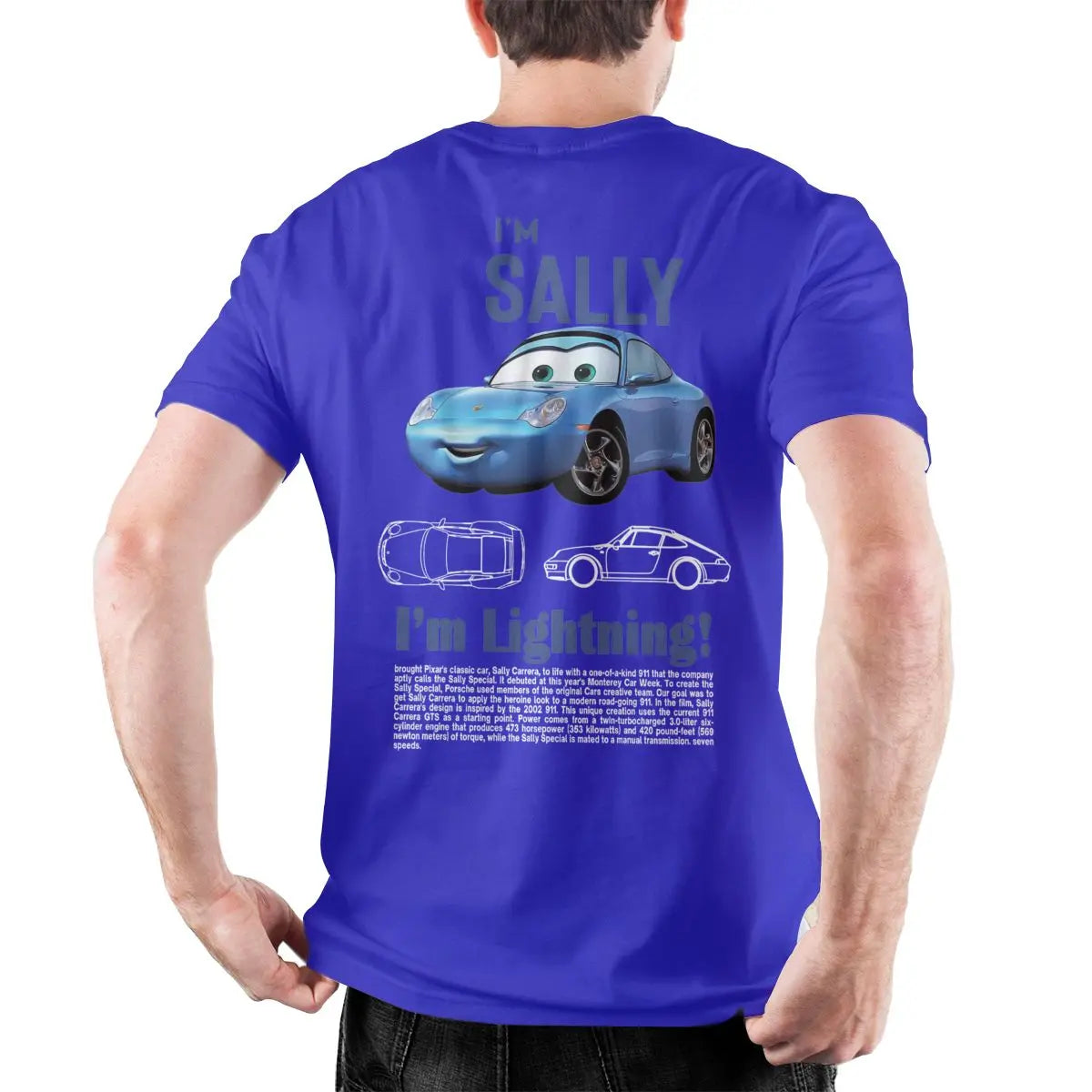 Men’s Lightning Racing Cotton T-Shirt
