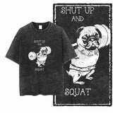 Acid-Washed Graphic Performance Tee