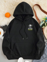 Cute Cat Cartoon Printed Sweatshirt Women Harajuku Casual Loose Hooded Fashion Soft Pocket Hoodies Autumn Warm Female Clothes 6