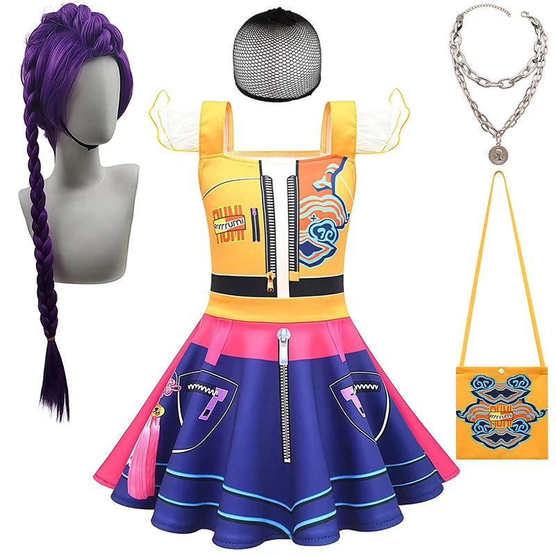 Girls' Demon Hunter Cosplay Outfits