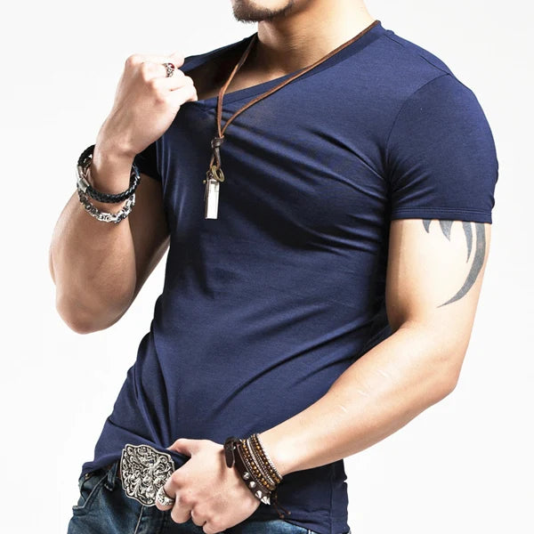 Men’s V-Neck Fitness T-Shirt