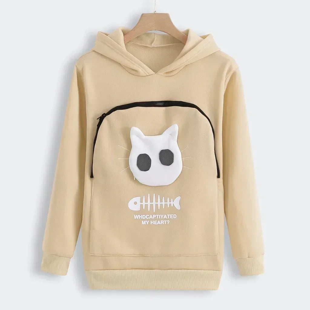 Winter-Hoodies-Sweatshirt-Man-Women-Animal-Pouch-Hood-Pullover-Blouse-Tops-Lady-Carry-Dog-Cat-Breathable