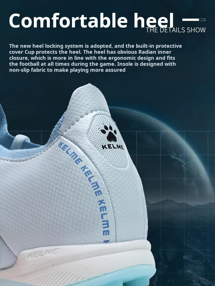 Kelme Soccer Shoes Football Boots Sneakers Men Outdoor Cleats Boots TF Short Staple Calf Leather Artificial Grass Five Person 4