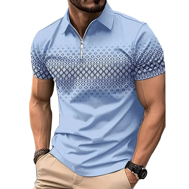 Men’s Sport Zip-Polo Shirt