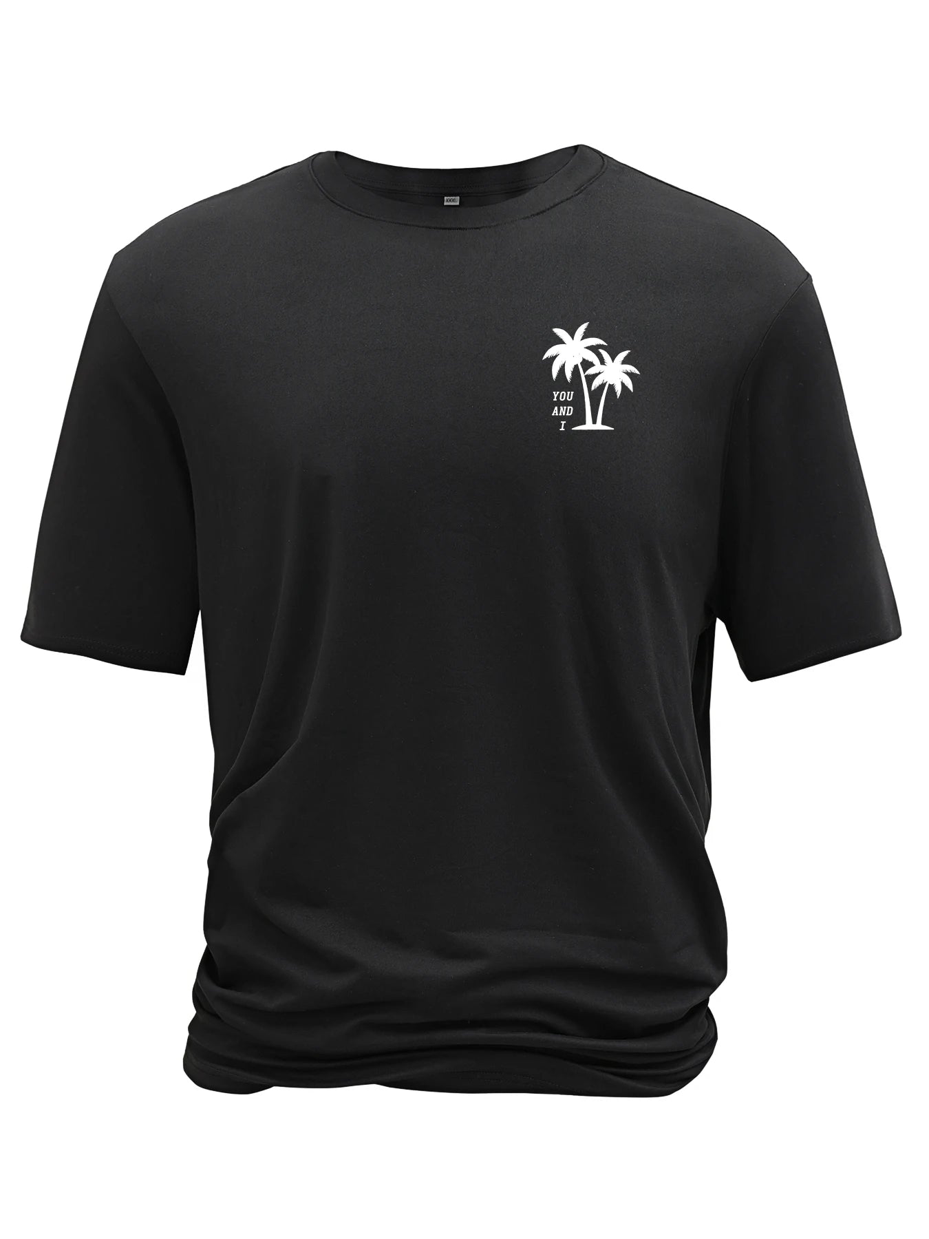 Creative Geometric Graphic Print Short Sleeve T-shirt for Men, Summer Outdoor Casual Crew Neck Top Shirt