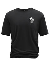 Creative Geometric Graphic Print Short Sleeve T-shirt for Men, Summer Outdoor Casual Crew Neck Top Shirt