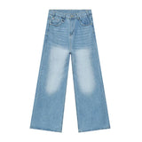 IEFB-Summer-Men-s-Denim-Pants-Old-Blue-Washed-Male-Jeans-Straight-Casual-Menwear-Loose-Wide