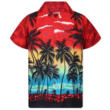 Hawaiian palm trees 3D Print Men Shirt