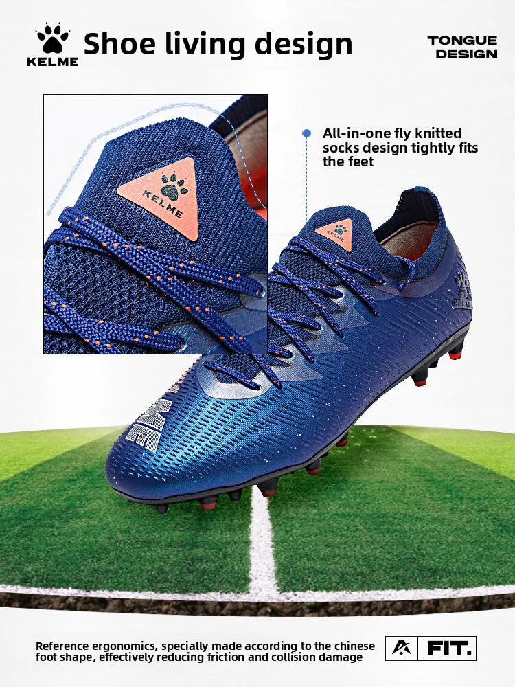 Kelme Adult Professional Soccer Shoes Tf Nail Breaking Youth Training Football Boots Mg Anti Slip Match Football Shoes 4