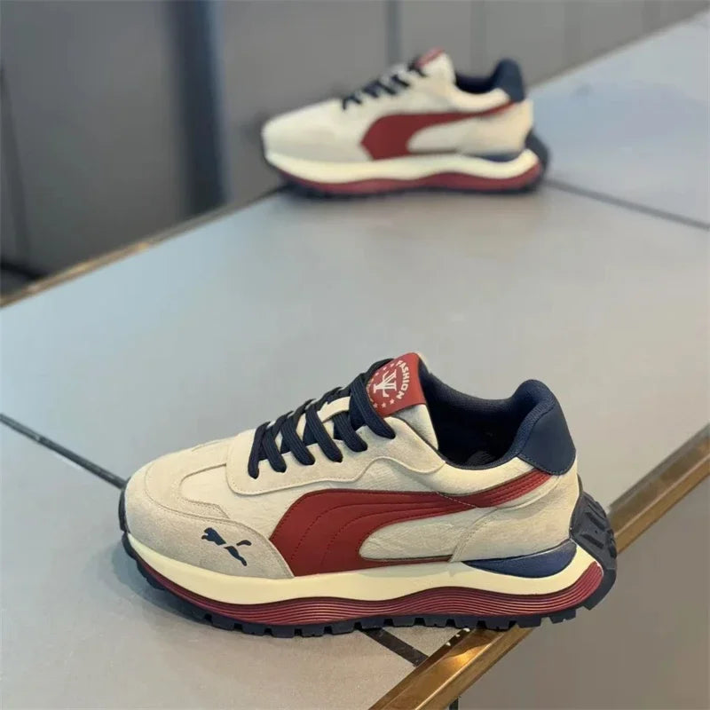 2025 Summer Casual Shoes Men's Sports Shoes Street Casual Platform Shoes Soft and Comfortable Non-slip Fashion Men's Shoes