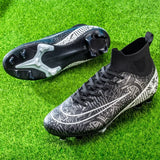 FG/TF Men Football Field Boots Long Spike Original Fast Society Training Football Shoes Grass Indoor Cleats Sneaker Soccer Shoes 2