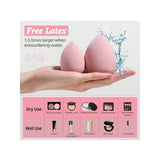 4 Pcs Beauty Egg Makeup Sponge Blenders Beauty Sponges Foundation Applicator Foundation Cosmetic Puffs Beauty tool 4