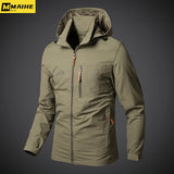 Mens Windbreaker Jackets Waterproof Military Hooded Coat Male New Combat Jackets Men Autumn Outdoor Hiking Biking Bomber Outwear 2