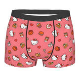 Hello Kitty Pattern Men’s Boxer Shorts
