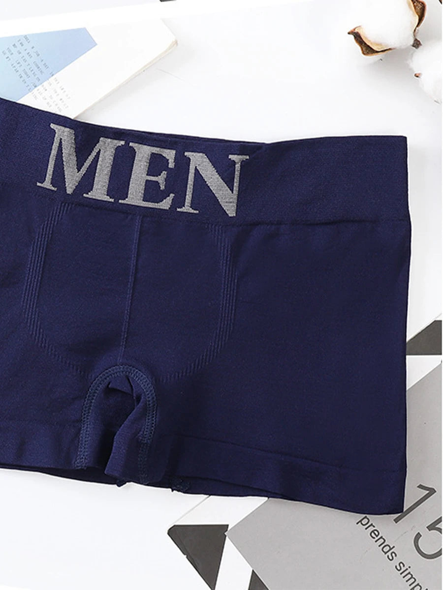 5 Pack Men's Comfort Stretch Boxer Briefs | Breathable Underwear | High Elastic Plain Color Comfortable Boxer Briefs Panties Breathable Pantyhose 4