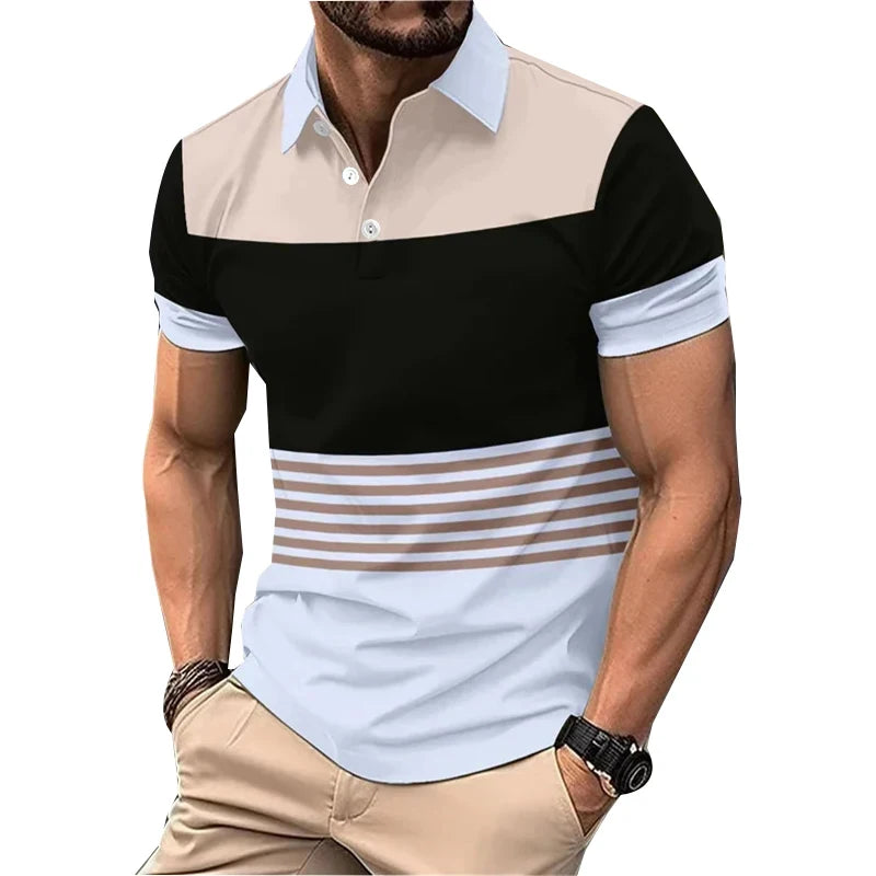 Men’s Classic Logo Print Golf Polo