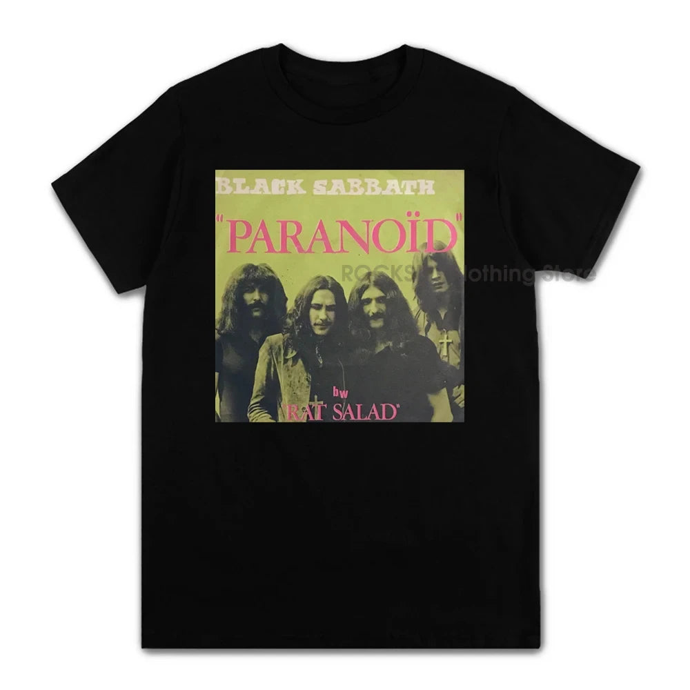 Black Metal Rock Band T shirt Men Women Fashion Casual Graphic Short Sleeve Short Sleeve Plus Size T Shirt Unisex 62474