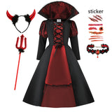 Kids' Gothic Vampire & Ghost Bride Costume