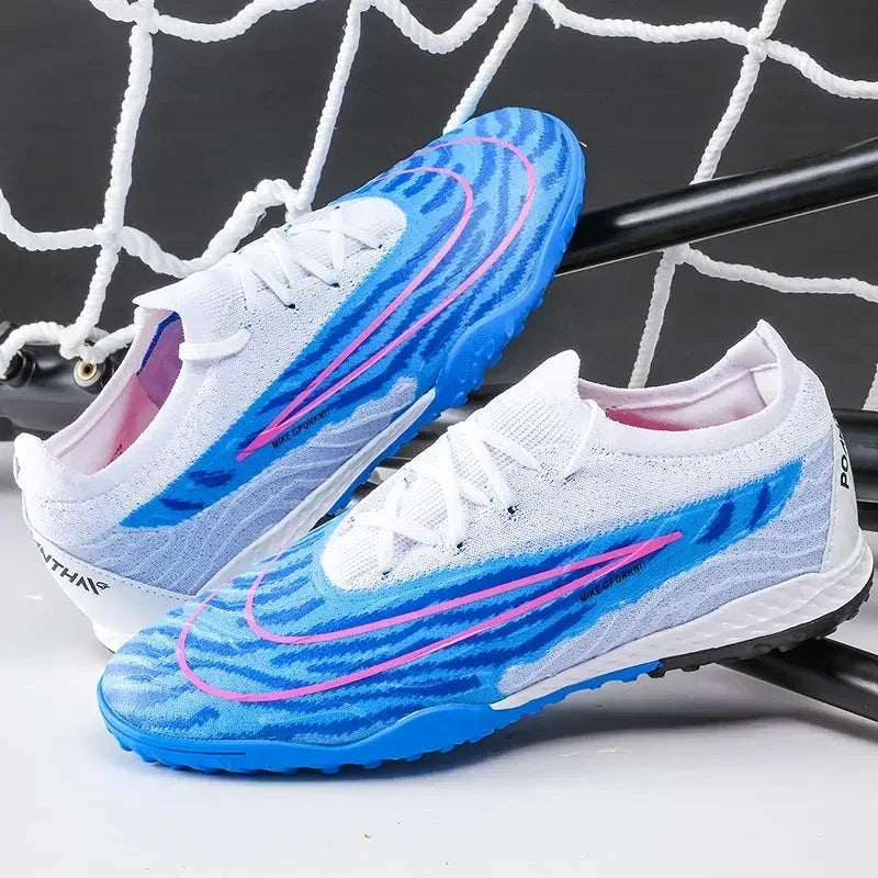 Men Football Boots Outdoor Training Sport Soccer Shoes Breathable Adult Kids TF/FG Cleats Grass Drop Shipping Match Sneakers