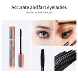 4D Brilliant Starry Sky Black  Mascara Slim, Thick, Curled, Waterproof, Long lasting, Non Staying Mascara 4