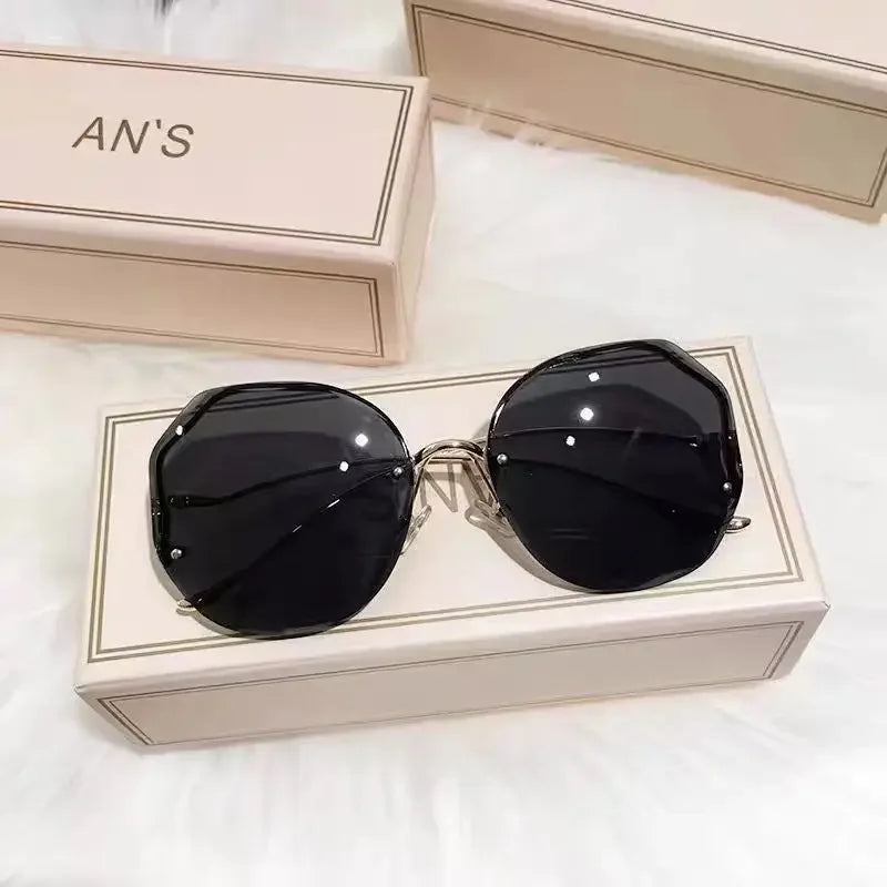 Rimless Polygon Fashion Sunglasses