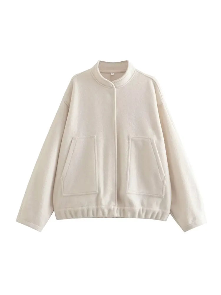 Oversized Vintage Bomber Jacket