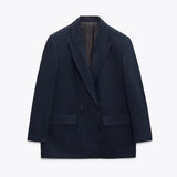 Women’s Premium Double-Breasted Commuter Blazer