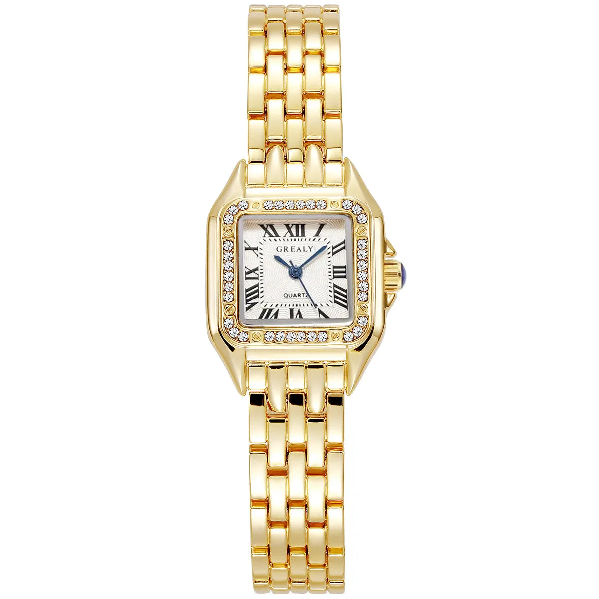 Women Watch Light Luxury Brand Business Gold Stainless Steel Ladies Fashion Quartz Watches Female Clock Bracelet Wristwatch 5