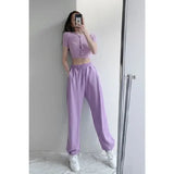 Drawstring-Fitness-Women-s-Pants-Clothing-Jogging-Sports-Elastic-Waist-Harem-Trousers-for-Woman-Pink-Baggy