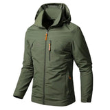 Men's Waterproof Military Hooded Windbreaker