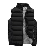 Men Vest Windproof Vest Men Jacket Sleeveless Vest Winter Jacket Casual Coat Men down Cotton Warm Thicken Waistcoat thick gilet 5