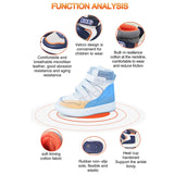 2022 Summer Boy Sneakers Toddler Kid Orthopedic Shoes For Children Ankle Support Leather Anti-Slip Sporty Running Boot Size24-36 2