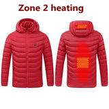 Smart USB Heated Winter Parka | 9-Zone Thermal Jacket