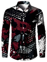 Men-s-3D-Textured-Printed-Casual-Shirt-Buttoned-Long-Sleeve-Autumn-Versatile-Lapel-Luxury-Fashion-Long