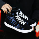 Fashion Sneakers Men Cloth Shoes Breathable Cool Street Style Shoes Male Brand Sneakers Black Blue Red Mens Causal Shoes A305