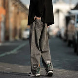 Men's Y2K Flower Printed Baggy Jeans | 2025 Streetwear Wide-Leg Denim Trousers 5