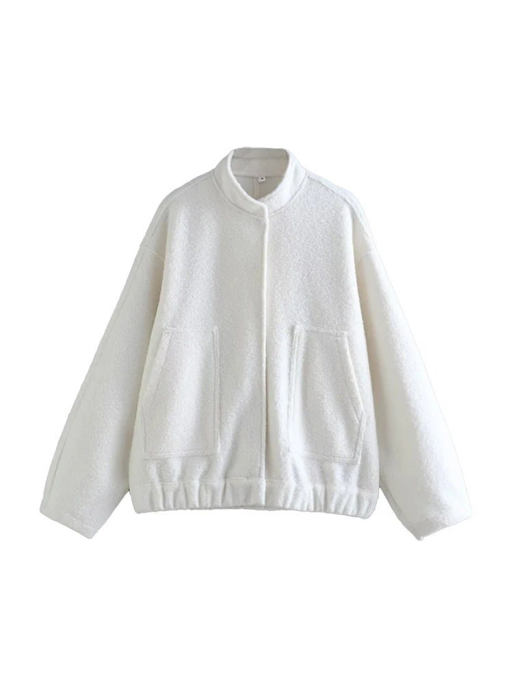 Oversized Vintage Bomber Jacket