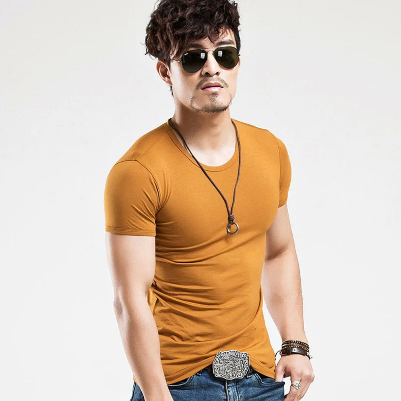 Men’s V-Neck Fitness T-Shirt