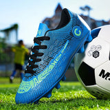 Large Size FG/TF High Quality Mens Soccer Shoes Non-Slip Turf Soccer Cleats for Kids Training Football Boots Chuteira Campo 48