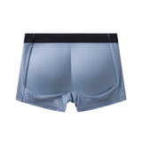 Men Trunks Built-in Fake Butt Hip Lifter Enhancer Shorts Boxer Briefs Padded Underwear Shapewear Underpants Nylon Breathable 5
