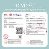 DIYDAY 16Rows Mink Lashes Individual Natural False Eyelashes B C CC D DD Curl Eyelash Extension Supplies for Makeup 6