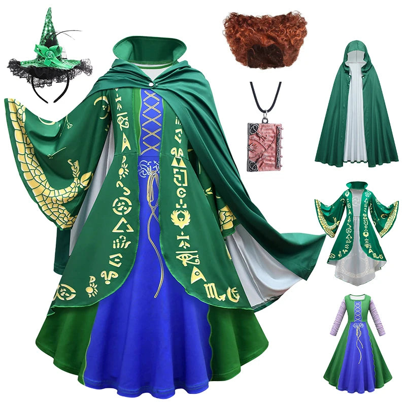 Girls' Hocus Pocus Inspired Witch Costume