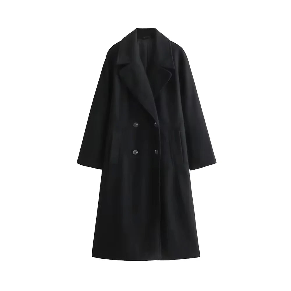 Oversized Soft Woolen Overcoat