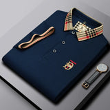 Exquisite Embroidery Casual Cotton Polo Shirt TheFashionFever 3