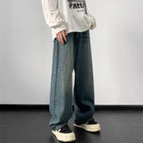 Men's Wide Leg Denim Pants | 2024 Loose Fit Jeans | Harajuku Streetwear Trousers 5