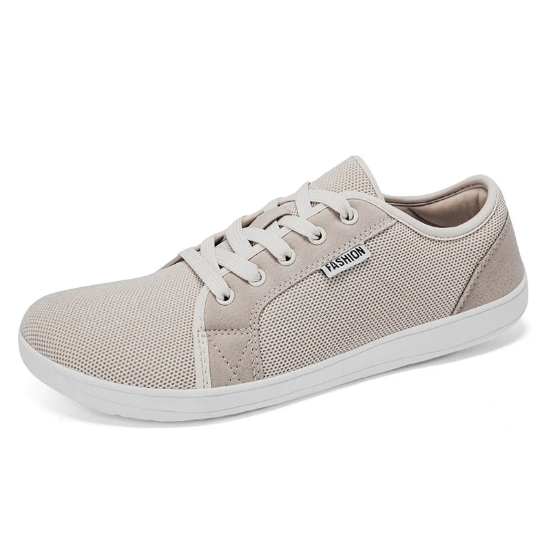 Men's Casual Shoes WideToe Flat-Sole Trainers Outdoor Oversized Men's Footwear Breathable Anti-Slip Basic StyleVersatile Pairing