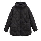 Autumn/Winter New Product Women's New Fashion and Casual Versatile Stand up Collar Hooded Jacket Cotton Coat 4